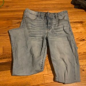 Light wash jeans